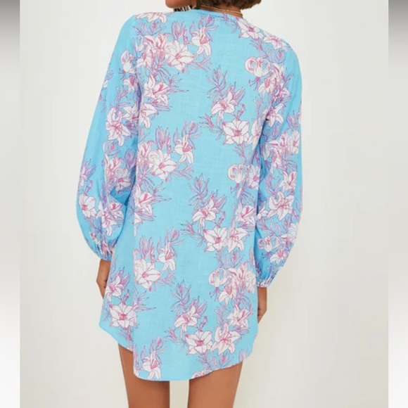 Celina Moon Multi Clover Tunic Dress Size XL - Picture 2 of 11